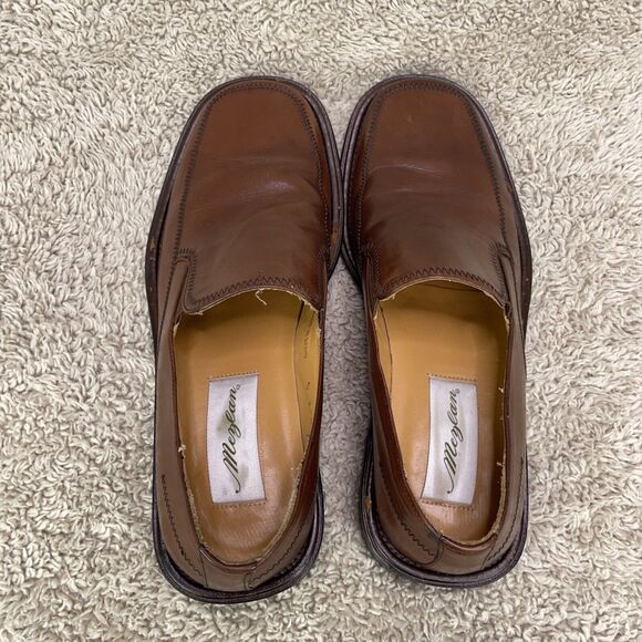 Mezlan Men's Size US 7 Lipari Penny Loafer Brown Slip-On Dress Shoes SPAIN Made - Picture 6 of 10
